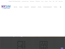 Tablet Screenshot of nysimcenter.org